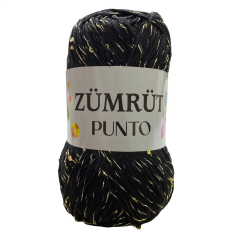 Zümrüt Punto Simli Pullu Koton Cotton El Örgü İpi 100 gr