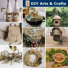 Jut Jüt İpi, Kırnap, Halat, Hasır İp, Doğal, Naturel Renk 100gr