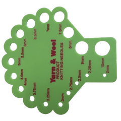 Şiş Ölçer-Örgü Şişleri Ölçme Cetveli VX18