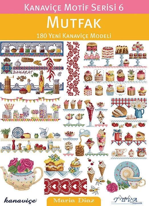 Tuva Kanaviçe Motif Serisi 6 Mutfak