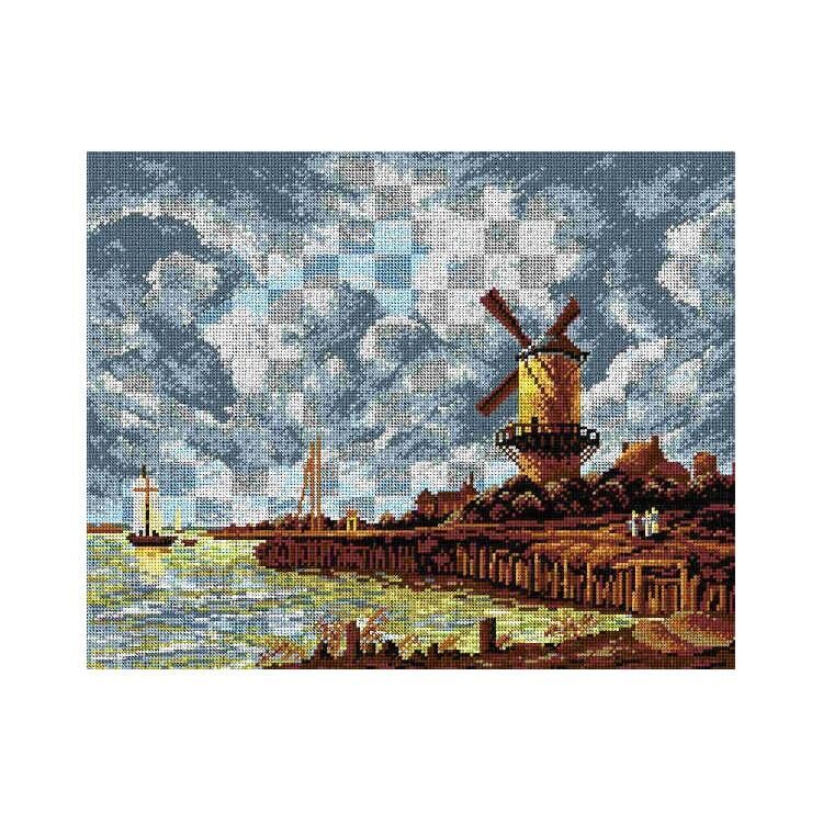 Orchidea Baskılı Goblen Deniz Manzara 2046 40*50 cm