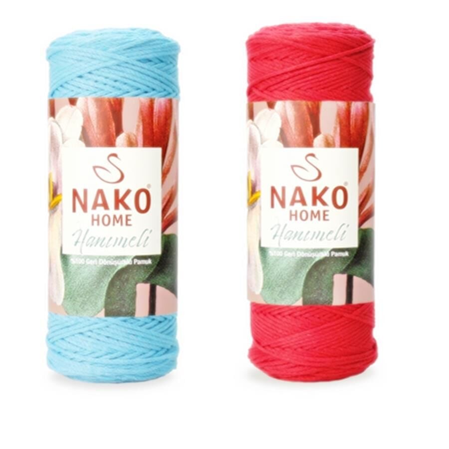 Nako Home Hanımeli Pamuk Makrome İpi 250 gr