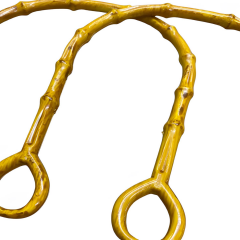 Bambu Görünümlü Akrilik Çanta Sapı 19*20 cm T5M