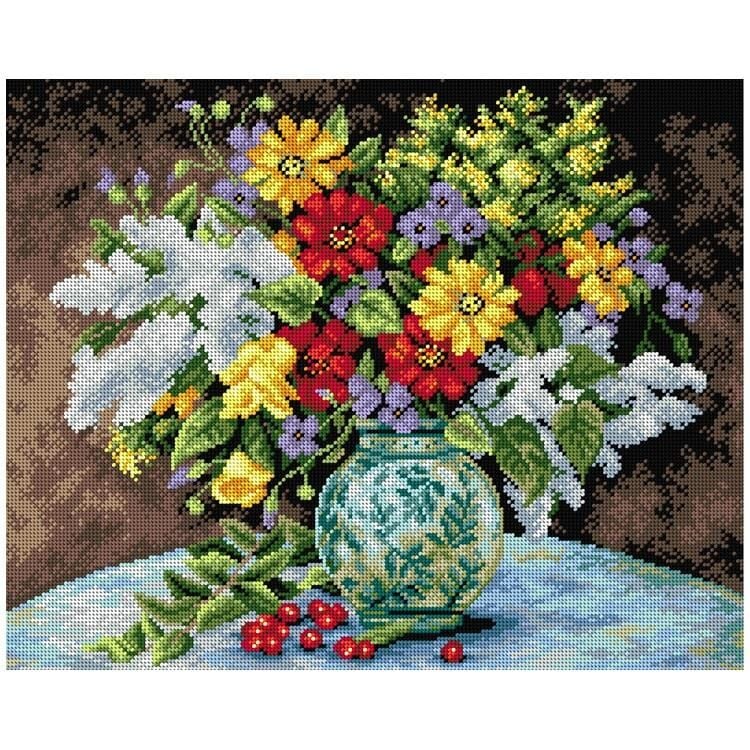 Orchidea Baskılı Goblen Sonbahar Çiçekleri 2249 40*50 cm