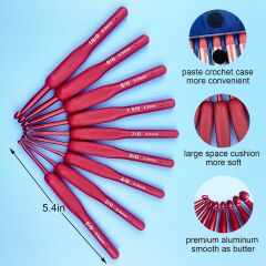 Elegant Red Kırmızı Tığ Seti TSet9