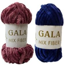 Gala Mix Fiber Kadife El Örgü İpliği 200 gr