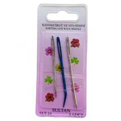 Sultan Kanvas Örgü ve Yün İğnesi SLT-16