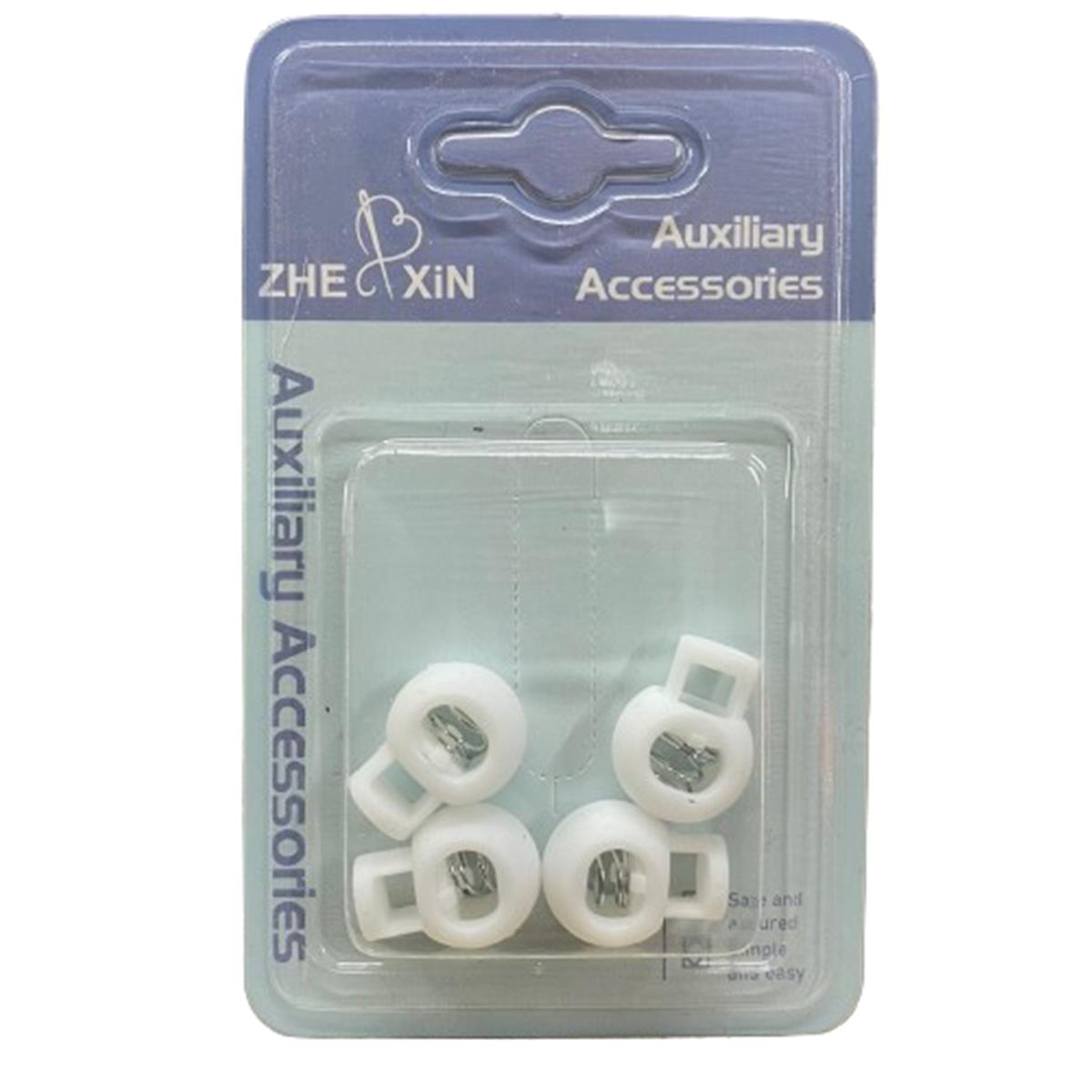 Zhexin Stoper Kordon Kilidi 4'lü Beyaz