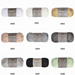 Gazzal Giza Amigurumi Pamuk Cotton Koton Merserize El Örgü İpi 50 Gr