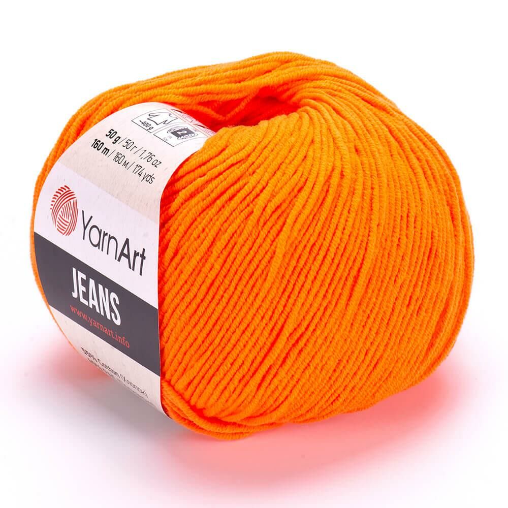 YarnArt Jeans 50gr Pamuk Cotton Amigurumi El Örgü İpi İpliği Yünü 77 Turuncu