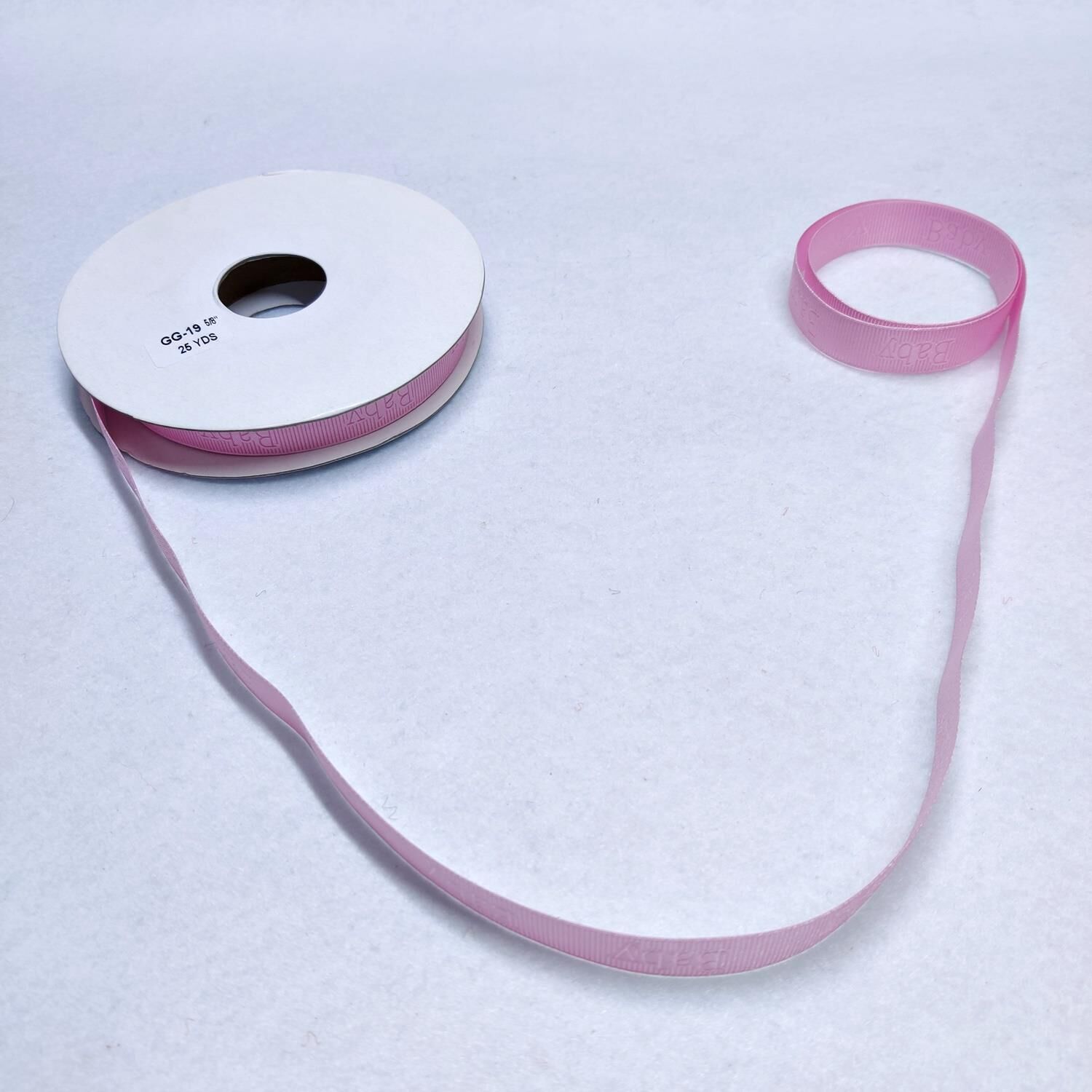 Baby Saten Fay Kurdele 22 metre GG19 Pembe