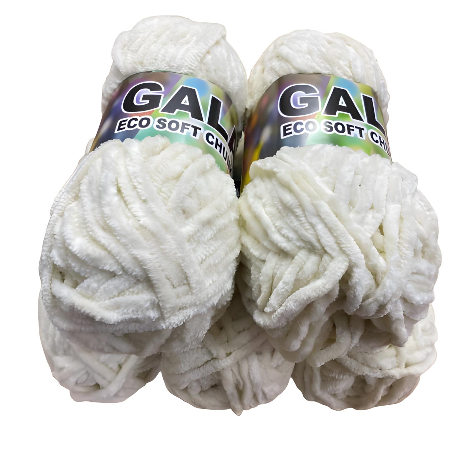 Gala Eco Soft Kadife Örgü İpi 5'li Set 500 gr 02 Krem