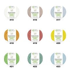 Gazzal Organic Baby Cotton El Örgü İpi 50gr