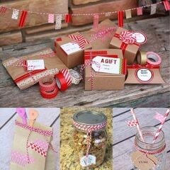 Marteniçka Martenitsa Martipi Paketleme Bileklik İpi Kırmızı Yeşil 1 Adet Yumak