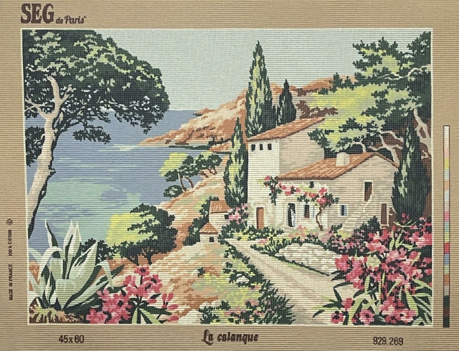 Seg Baskılı Goblen 929 269 La Calanque 45x60cm Tablo Pano