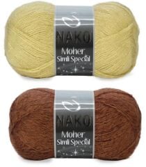 Nako Moher Simli Special El Örgü İpliği 100 gr