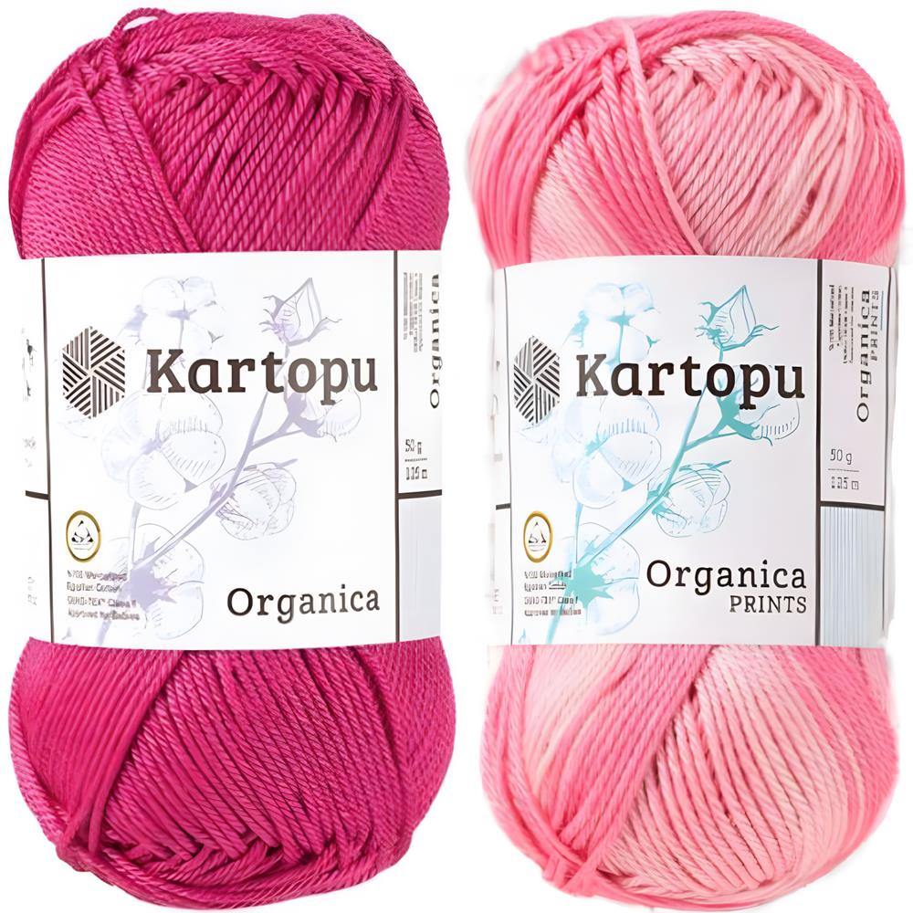 Kartopu Organica ve Prints Amigurumi Pamuk Cotton El Örgü İpi