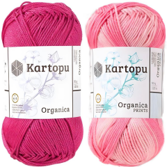 Kartopu Organica ve Prints Amigurumi Pamuk Cotton El Örgü İpi