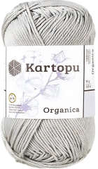 Kartopu Organica ve Prints Amigurumi Pamuk Cotton El Örgü İpi K019 Krem