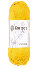 Kartopu Organica ve Prints Amigurumi Pamuk Cotton El Örgü İpi K019 Krem