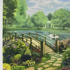 5D Yapışan Boncuk Goblen Mozaik Tablo Pano 40 x 50 cm 77344