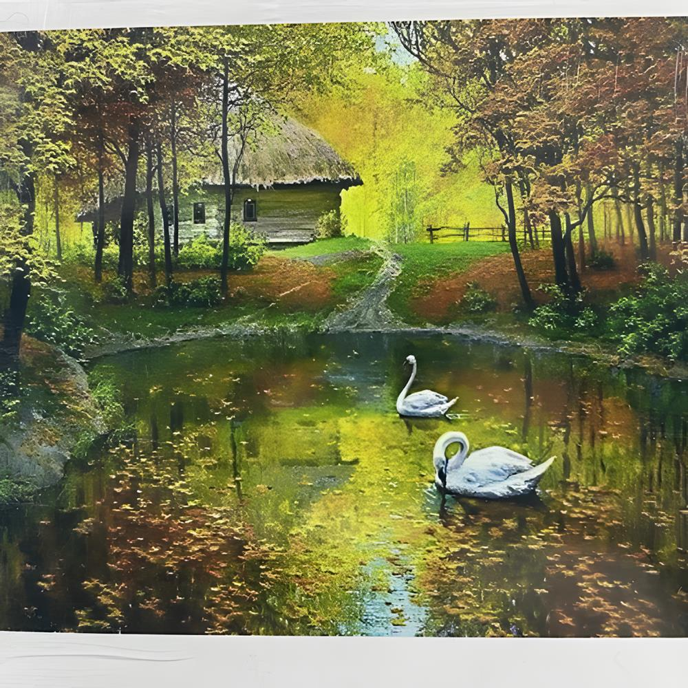 5D Yapışan Boncuk Goblen Mozaik Tablo Pano 40 x 50 cm 76115