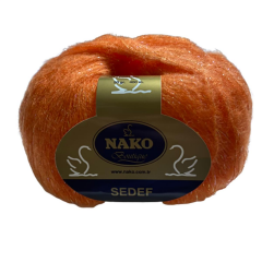 Nako Boutique Sedef El Örgü İpliği 50 gr 208 Beyaz