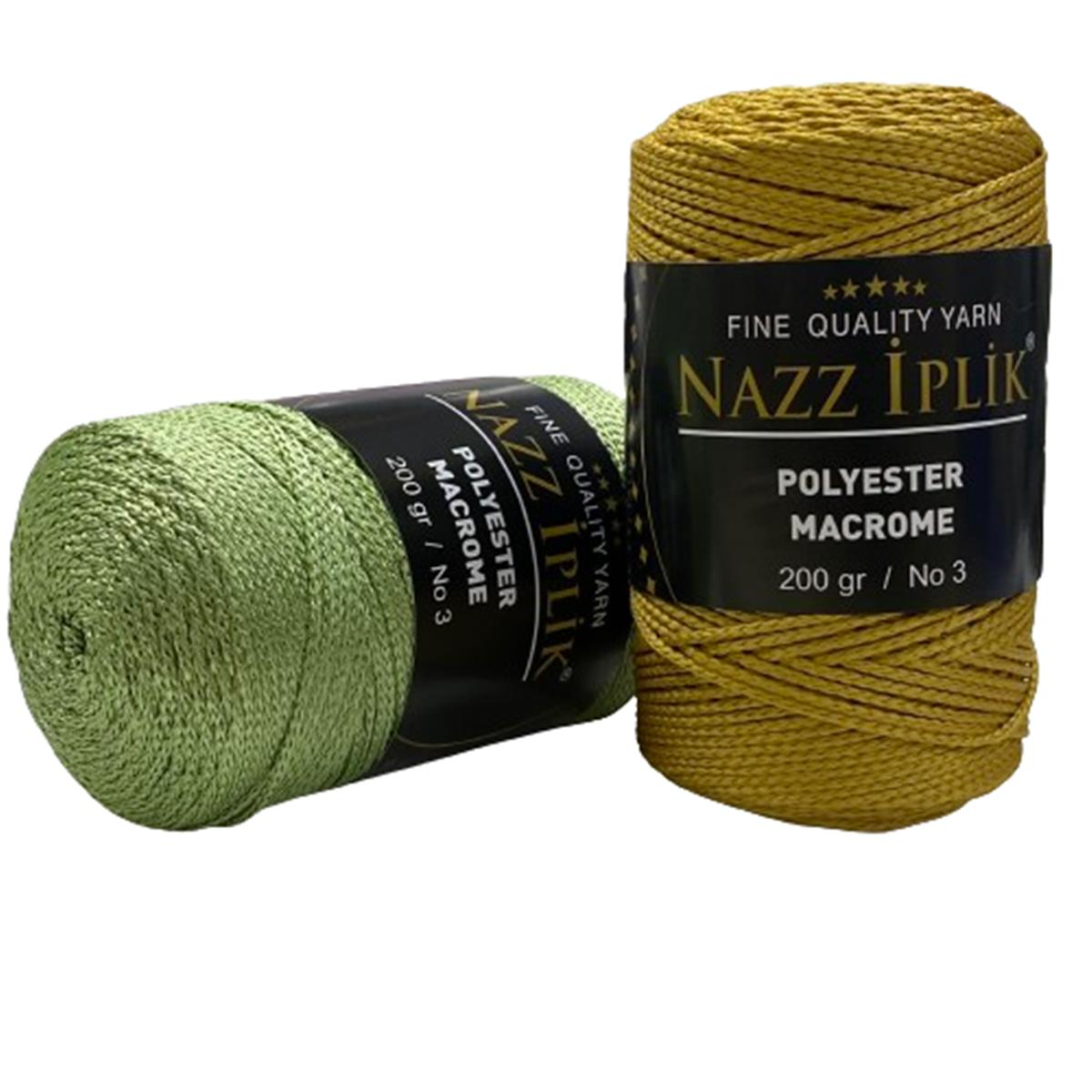 Nazz Polyester Makrome El Örgü İpi 200 gr