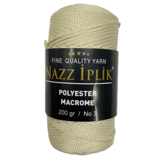 Nazz Polyester Makrome El Örgü İpi 200 gr 56 Parlak Kahve