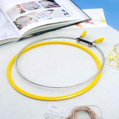 Nurge Metal Kasnak Yaylı Mandallı Nakış Kasnağı 19,5 cm