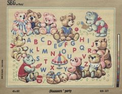 Seg Baskılı Goblen 929 227 Nounours Party 45x60cm Tablo Pano