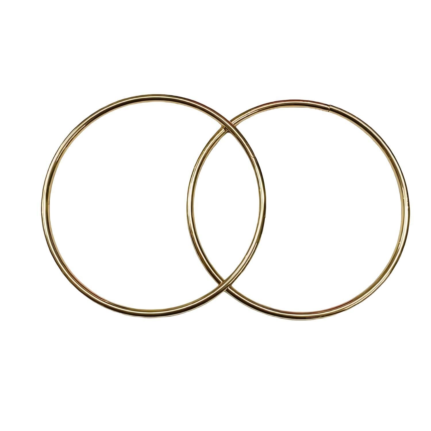 Yuvarlak Metal Çanta Sapı 11 cm CC3 01 Altın