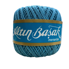 Altın Başak Kroşe Solmaz Merserize El Örgü Dantel İpliği 50 gr 0869 Çağla Yeşili