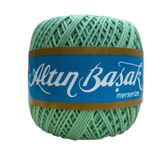 Altın Başak Kroşe Solmaz Merserize El Örgü Dantel İpliği 50 gr 4915 Saks Mavi