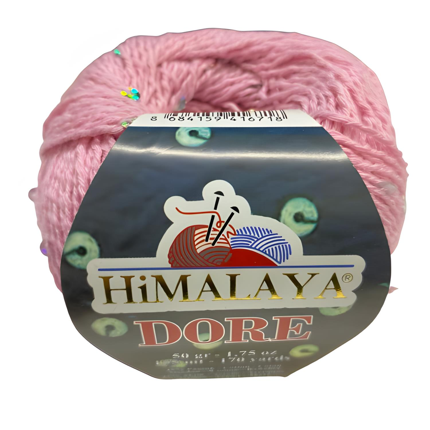 Himalaya Dore Pullu Örgü İpi 50 gr 61405 Pembe