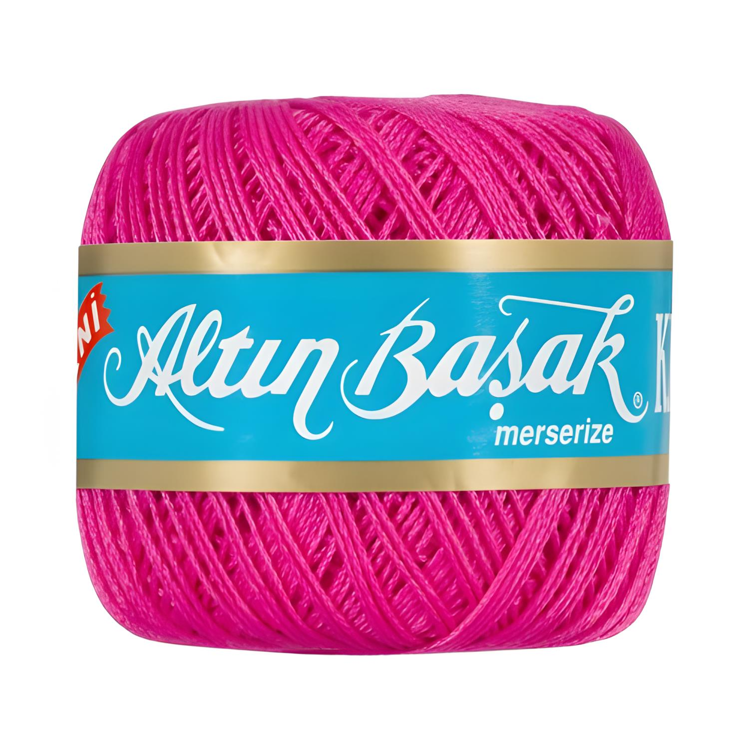 Altın Başak Kroşe Solmaz Merserize El Örgü Dantel İpliği 50 gr 0005 Fuşya
