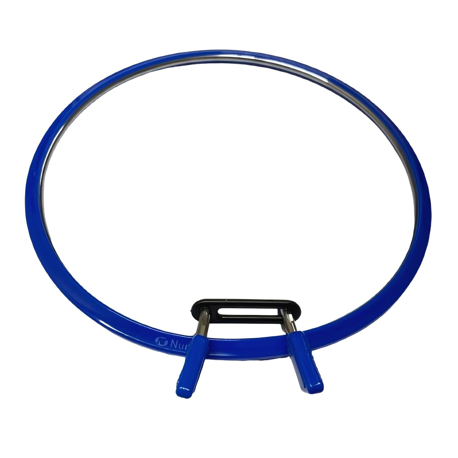 Nurge Metal Kasnak Yaylı Mandallı Nakış Kasnağı 19,5 cm Mavi