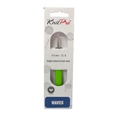 KnitPro Waves Silikon Saplı Tığ El Örgü Tığı