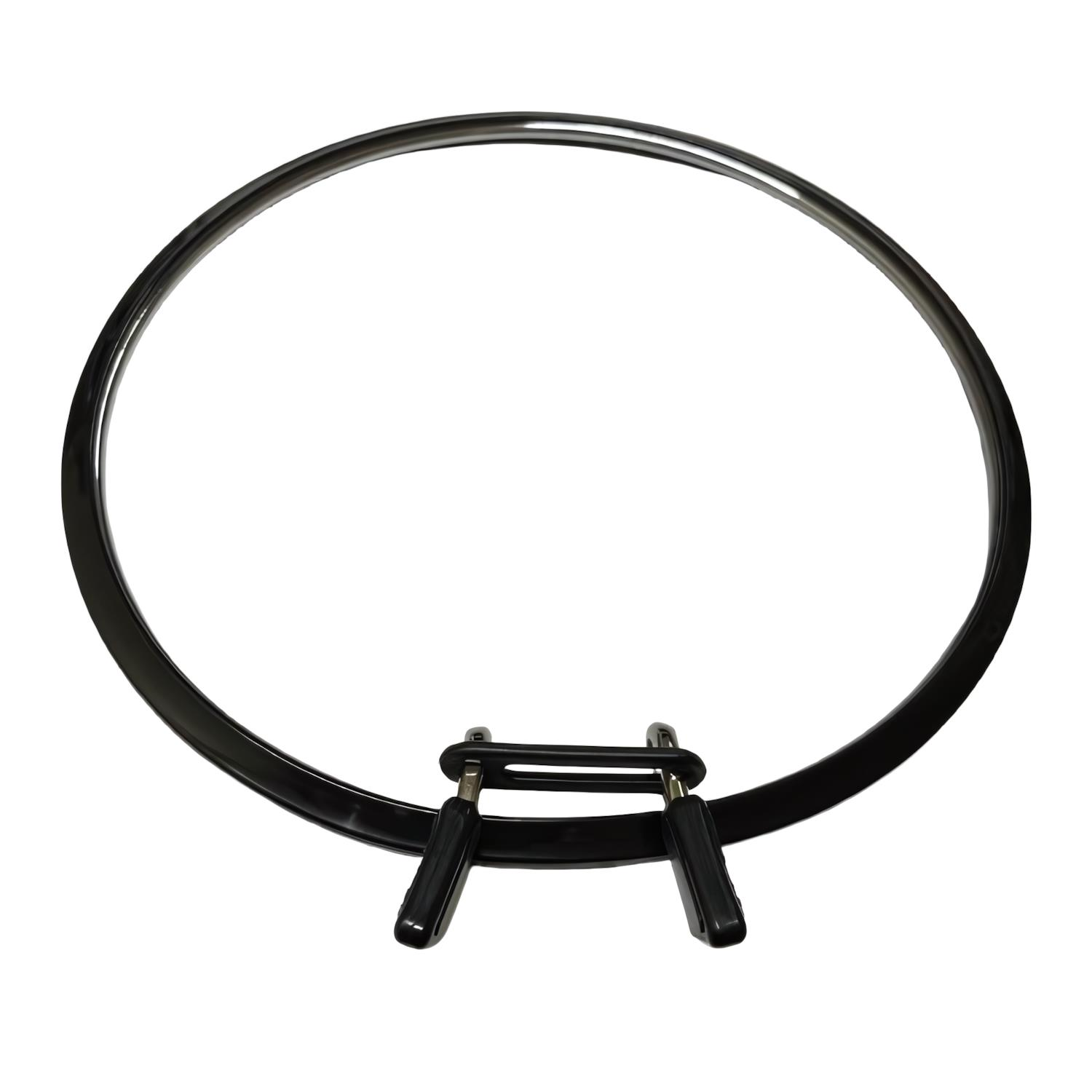 Nurge Metal Kasnak Yaylı Mandallı Nakış Kasnağı 19,5 cm Siyah