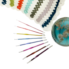 KnitPro Zing Metal Saplı Tığ