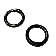 Metal Yaylı Papağan Çanta Halkası-Klips 1 Çift