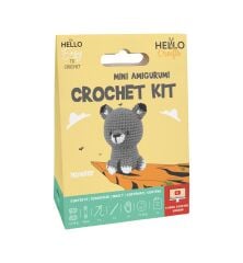 Hello Mini Amigurumi Crochet Kit Hawler HCx103