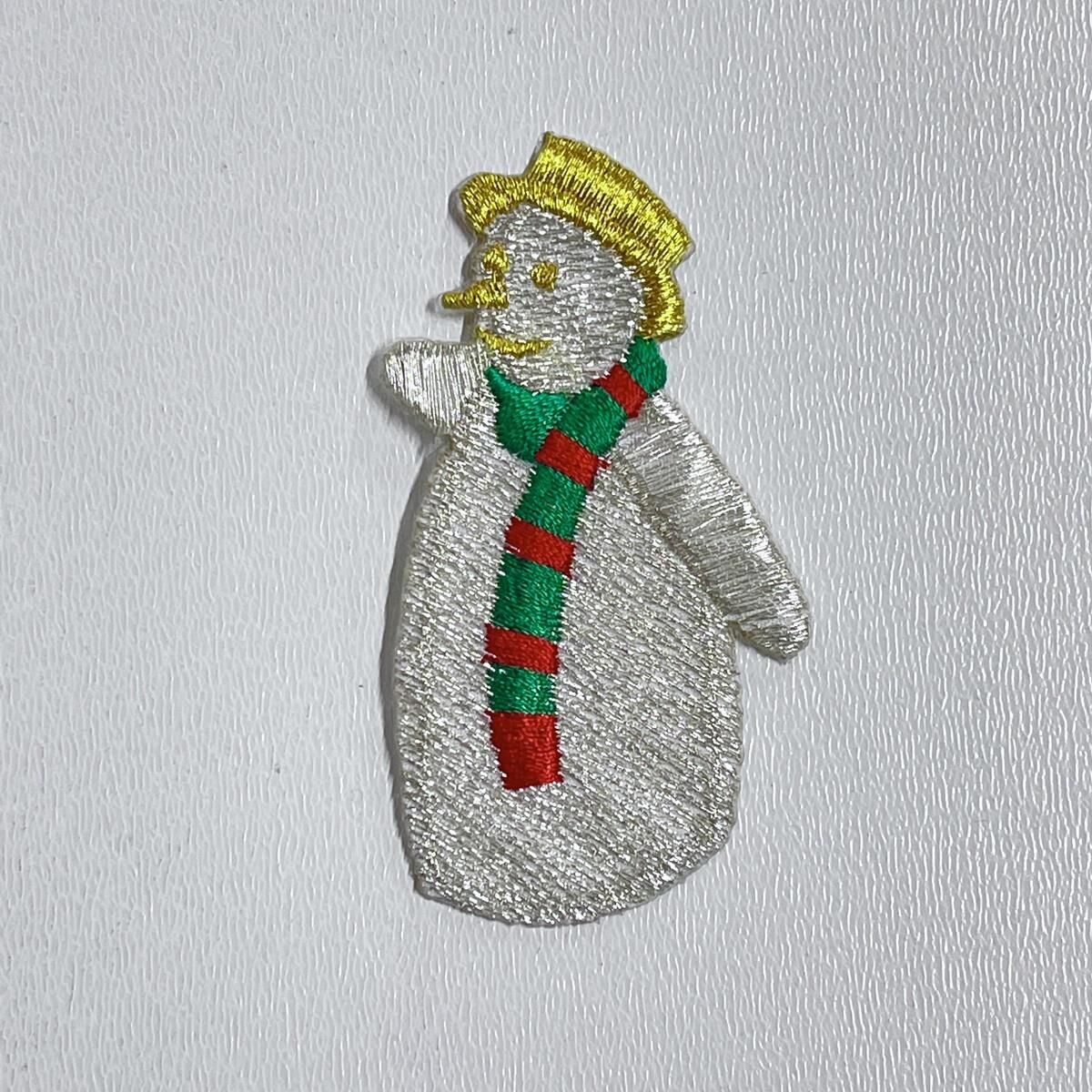Arma, Yama, Aplike, Patch, Ütü ile Yapışır, Dikilebilir 1-50 01 kardan adam 4x7cm