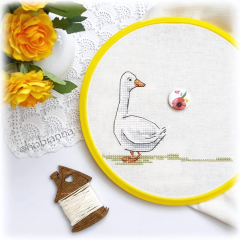 Nurge Metal Kasnak Yaylı Mandallı Nakış Kasnağı 12,6 cm