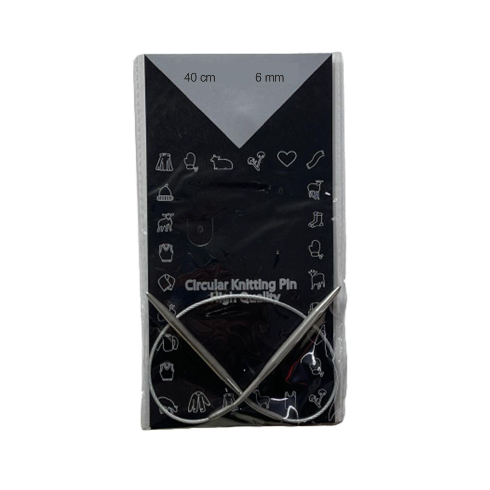 Misinalı Şiş 40cm Çelik smsc02