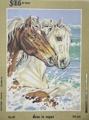 Seg Baskılı Goblen 929 386 Dans La Vague 45x60cm Tablo Pano