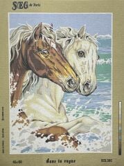 Seg Baskılı Goblen 929 386 Dans La Vague 45x60cm Tablo Pano