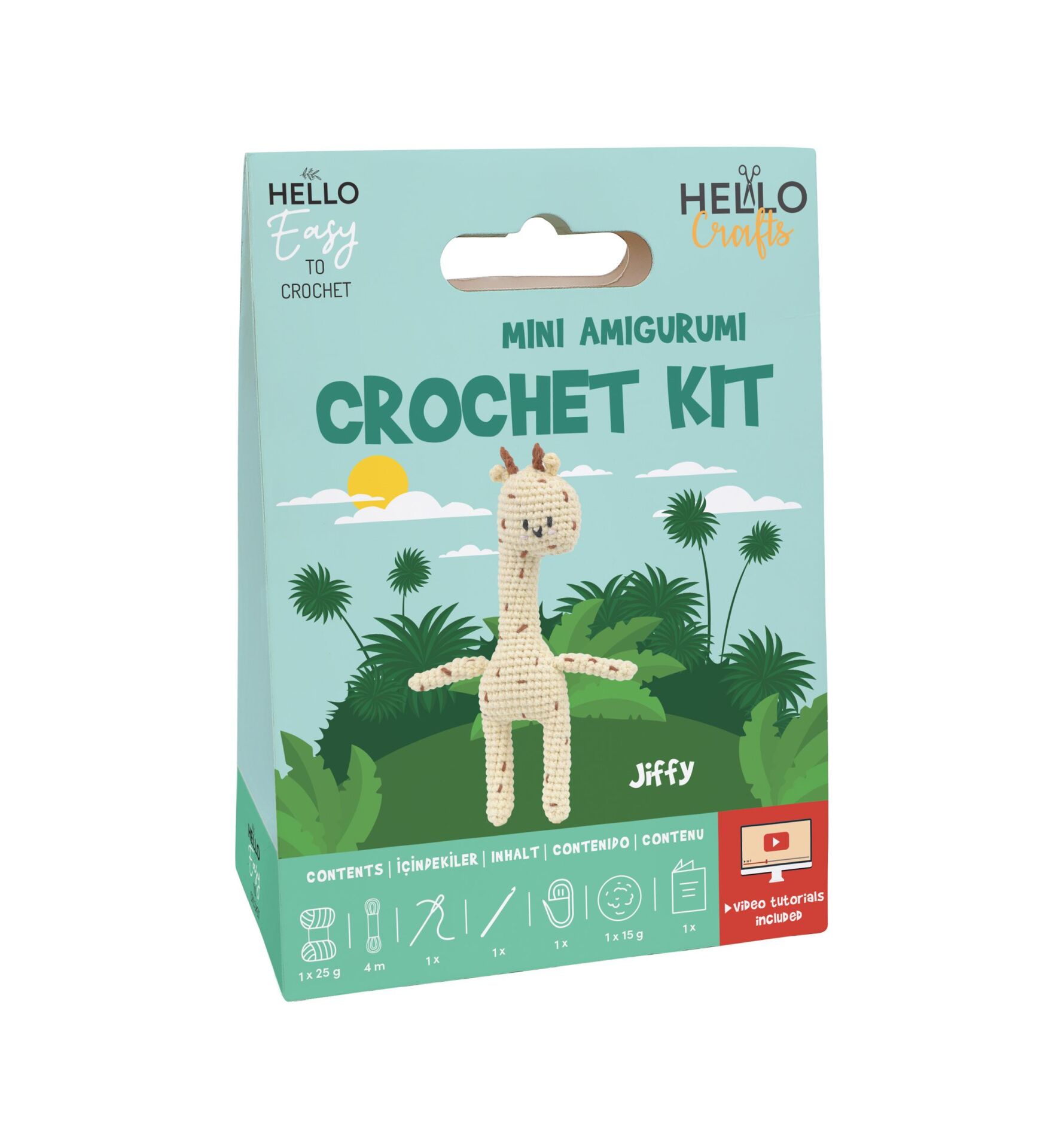 Hello Mini Amigurumi Crochet Kit Jiffy HCx130