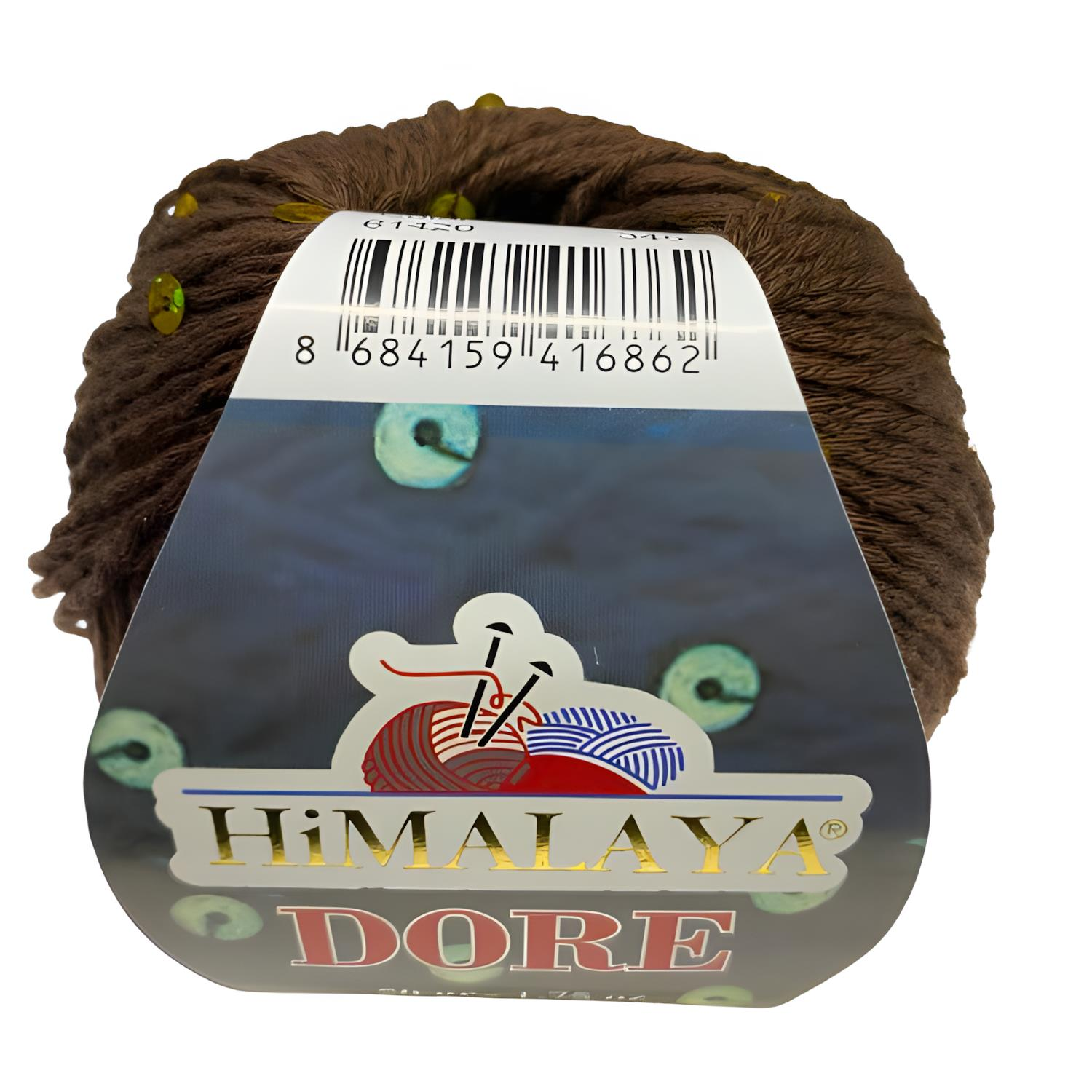 Himalaya Dore Pullu Örgü İpi 50 gr 61420 Acı Kahve