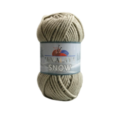 Himalaya Snow El Örgü İpi 100 gr 75536 Gri Kahve